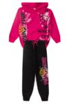 Conjunto Moletom Peluciado Infantil Feminino Found Your - Pink