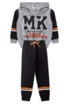 Conjunto Infantil Masculino Moletom Peluciado MK - Mescla
