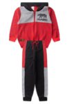 Conjunto Moletom Peluciado Infantil Masculino California - Vermelho