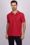Camisetas Gola Polo Basica - Vermelho