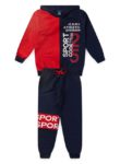 Conjunto Juvenil  Inverno Menino Sport Code Marinho Vermelho