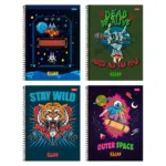 Caderno Espiral Foroni Universitário Capa Dura 10 Matérias